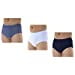 thumbnail image 3 of 6-Pack Men's Maximum Absorbency Washable Reusable Bladder Control Briefs Assorted White, Navy, Gray Large (Waist 38-40), 3 of 12