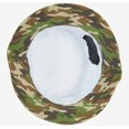 thumbnail image 3 of Hurley Men’s Small Embroidered Logo Camouflage Bucket Hat Cap, Green Camo, 3 of 3