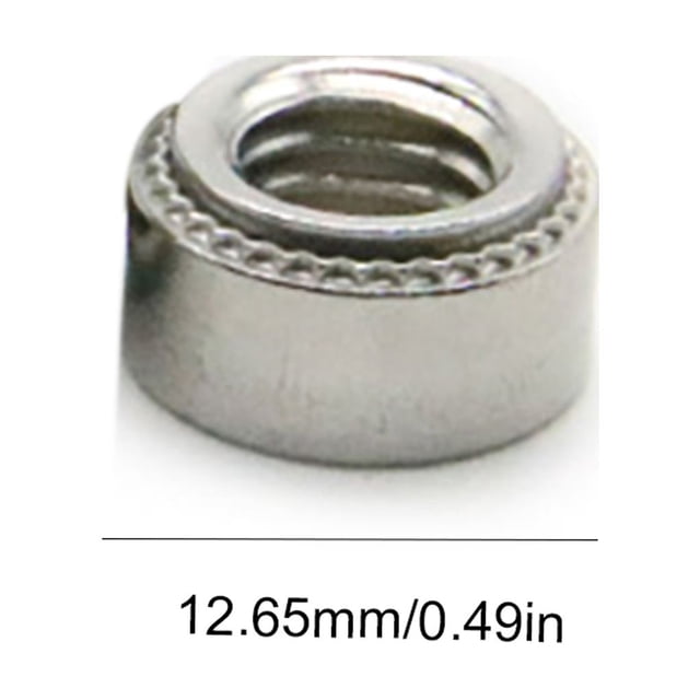 Ruiboury Stainless Steel CLS M4 M5 M6 M8 Self-Clinching Nut Galvanized Insert Rivet Press-Fit Industrial Hardware M8-1 1Set