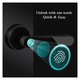 thumbnail image 4 of Door Lock, Lock Smart Home Door Lock Biometric fingerprint lock Electric Handle Lock Wooden door ,Easy to Install, 4 of 7