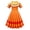Pepa Dress, variant on HAWEE Flower Girls Mirabel/Pepa/Dolores/Luisa/Isabela Dress Encanto Cosplay Costume Princess Dresses Flared Sleeves A-Line Swing Birthday Party Skirt