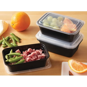 Mainstays Set de 5 contenants de rangement pour repas et snacks – Contenants de conservation pour le déjeuner