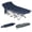 Blue, variant on Outsunny Folding Camping Cot for Adults with Mattress Pillow Dark Blue