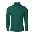 thumbnail image 1 of INSPIRE CHIC Men's Pullover Turtle Neck Long Sleeves Stretchy Slim Fit Tops, 1 of 7
