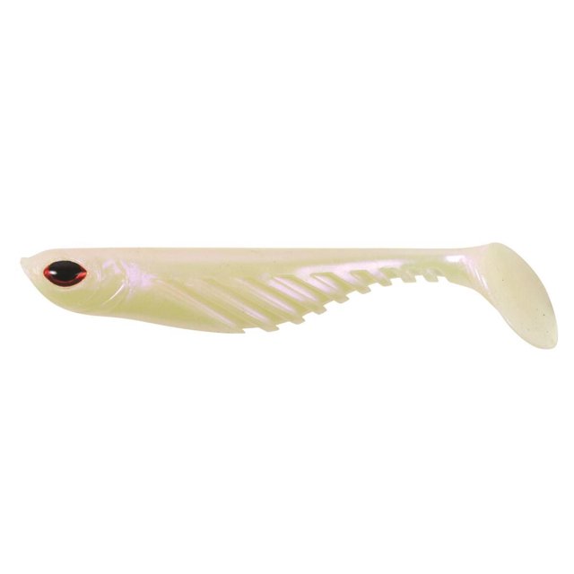 Berkley PBBRS3-PW PowerBait Ripple Shad, 3", lot de 10, blanc nacré, flottant