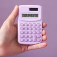 thumbnail image 4 of zanvin Calculator for Student, Basic Small Solar and Battery Operated, Large Display ,Handheld Calculator Basic Office Calculators, 4 of 6