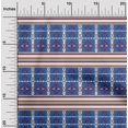 thumbnail image 1 of oneOone Polyester Lycra Medium Blue Fabric Geometric Ikat Craft Projects Decor Fabric Printed By The Yard 56 Inch Wide, 1 of 1