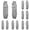 Grey A 6 Packs, variant on Protective HPPE Arm Sleeve and Cutting- for Industrial Use 36cm/45cm Wear- Hand, 36 cm, Grey A 2 Packs
