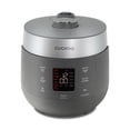 thumbnail image 1 of CUCKOO CRP-ST1009FG 10-Cup (Uncooked) / 20-Cup (Cooked) Twin Pressure Rice Cooker & Warmer with Nonstick Inner Pot, 16 Menu Modes, 3 Voice Guide, Auto Clean (Gray), 1 of 9