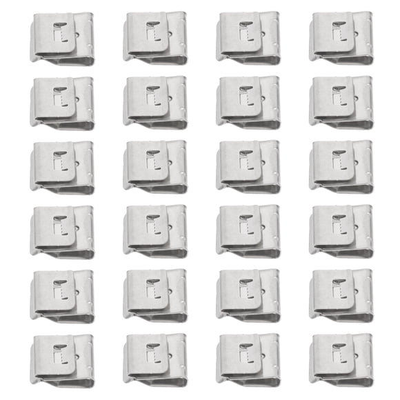 CIMAXIC Solar Panel Wire Clip Made of Stainless Steel for Photovoltaic System Cable Wiring 30 Pieces,0.82"X0.72"X0.24"