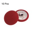 thumbnail image 3 of Unique Bargains 10pcs 32L Fabric Cloth Covered Button 20mm Round Metal Shank Sewing Buttons for Suits Dress Blouses, Red, 3 of 5