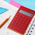 thumbnail image 3 of Battery Calculator 12-Digit Portable Calculator with Large Buttons for Study Business and Office Use, 3 of 7