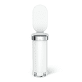 thumbnail image 4 of Simplehuman 45 Liter / 12 Gallon Slim Kitchen Step Trash Can with Liner Rim, White Stainless Steel, 4 of 8