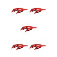 thumbnail image 1 of Wweixi Aerodynamic Spoiler Wing Motorcycle Motorcycle Accessories Durable Aerodynamic red 5Set, 1 of 6