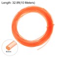 thumbnail image 2 of Unique Bargains Round Belts 3mm Dia 10 Meters Length Smooth Surface PU Polyurethane, Orange, 2 of 5