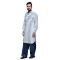 thumbnail image 2 of Atasi Kurta Pathani Classique à Col pour Garçons Chemise en Rayonne à Poche avant, 2 of 5