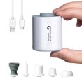 thumbnail image 2 of FLEXTAILGEAR Tiny Pump Portable Air Pump Ultra-Mini Air Pump with 1300mAh Battery USB Rechargeable to Inflate Deflate for Pool Floats Air Bed Air Mattress Swimming Ring Vacuum Storage Bags (Grey), 2 of 15