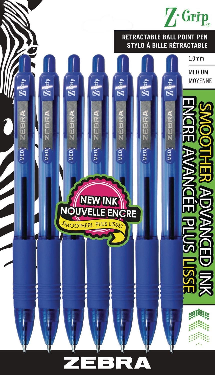 Zebra Z-Grip Retractable Ballpoint Pens
