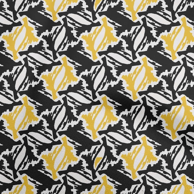 oneOone Velvet Black Fabric Abstracts Sewing Craft Projects Fabric Prints By Yard 58 Inch Wide