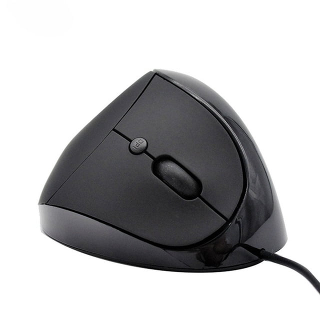 Wired Ergonomic Vertical Mouse, 6 Button USB Computer Mouse with 3 Adjustable DPI Modes, Right Handed Optical Mouse for Home Office, Laptop Desktop PC