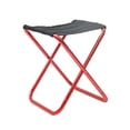 thumbnail image 2 of Tabouret Pliant en Tissu Oxford Chaise en Alliage Portable Intérieur Chasse Extérieur Randonnée Sac à Dos Extérieur Cour Arrière Jardin Camping Randonnée Alpinisme Siège Relaxant Rouge, 2 of 6