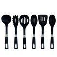 thumbnail image 1 of JS Gourmet - Ensemble de 6 Ustensiles de Cuisine en Nylon, Résistant à la Chaleur, Noir, 1 of 2