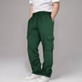 thumbnail image 2 of XZNGL Boys Sweatpants, Drawstring Waist, Multiple Pockets, Polyester Fabric, Relaxed Fit, Ankle-Length Jogger Style, for Daily Wear and Outdoor Activities, 2 of 7