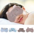 thumbnail image 2 of Coofit Sleep Mask Soft Cute Cartoon Plush Sleep Eyeshade Eye Sleep Cover Eye Mask, 2 of 10