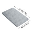 thumbnail image 2 of Yhmxh Rug,Carpet,Bath Mat,Door Mat Thickened Slow Antimissile Foam Fleece Absorbent Floor Mat Kitchen Mat Bathroom Non-slip Mat 50x80cm Carpet Rug, 2 of 5
