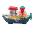 thumbnail image 1 of Jouet Navire Transparent à Engrenages, Fonction de Projection Navire Jouet Transparent Lumineux Portable pour Enfants, 1 of 7