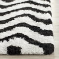 thumbnail image 2 of Safavieh Barcelona Carmella Zigzag Stripes Shag Area Rug, 2 of 3
