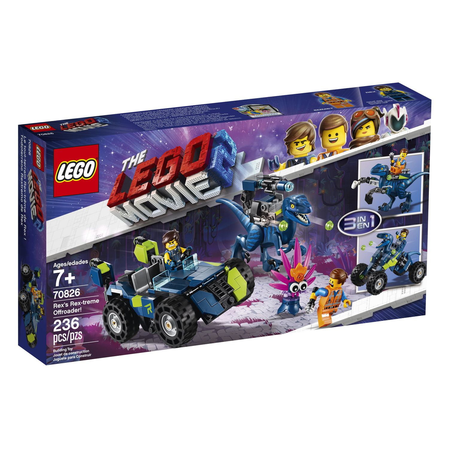 LEGO Movie Le tout-terrain Rex-trême de Rex 70826