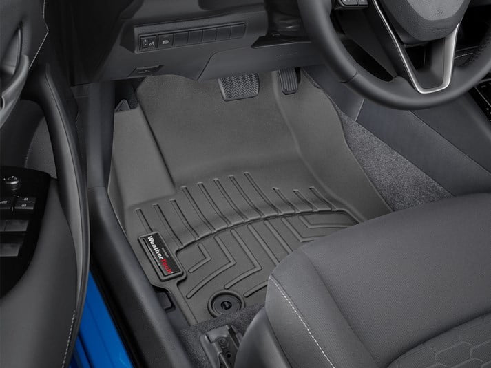 Fits 2019-2022 Toyota Corolla Weathertech Floor Liner 4414951 FloorLiner; Molded Fit; Black; Thermoplastic Polyolefin TPO Vacuum Formed Material; 2 Piece