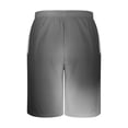 thumbnail image 5 of Cameland Large Size Shorts Men, Gradient Drawstring Elastic Waist Shorts Summer Casual Beach Quick Dry Shorts, 5 of 5