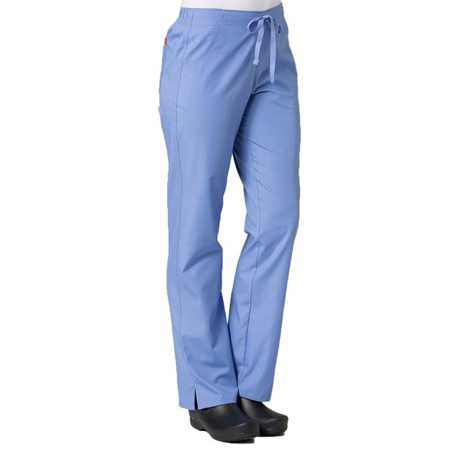 Red Panda Pantalon d'Uniforme à Jambe Droite à Demi-Cordon pour Femmes