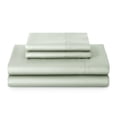 thumbnail image 3 of Better Homes & Gardens 300 Thread Count Cotton Sateen Bed Sheet Set, Soft Sea, 4-Piece, Full, 3 of 7