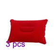 thumbnail image 2 of Maoww Inflatable pillow Rectangular with thick flocking nap Pillow Inflatable pillow [Chengdu] [bright red, 38*25cm] [Red +38x25cm], 2 of 8