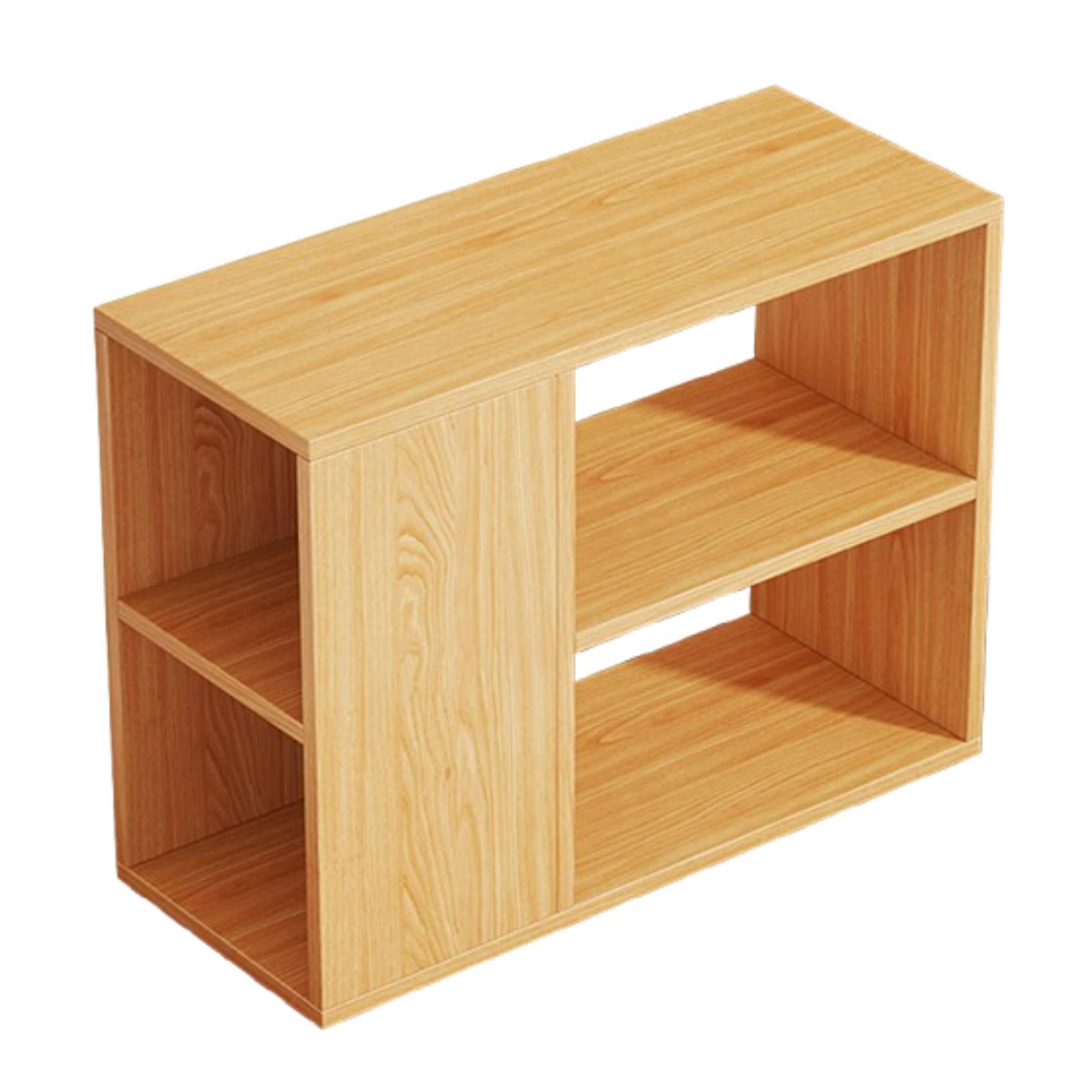 Tnarru Small Book Shelf Organizer Literature Holder for Workplace 23.62inchx9.84inchx22.05inch Book Stand Shelf Office Storage Rack