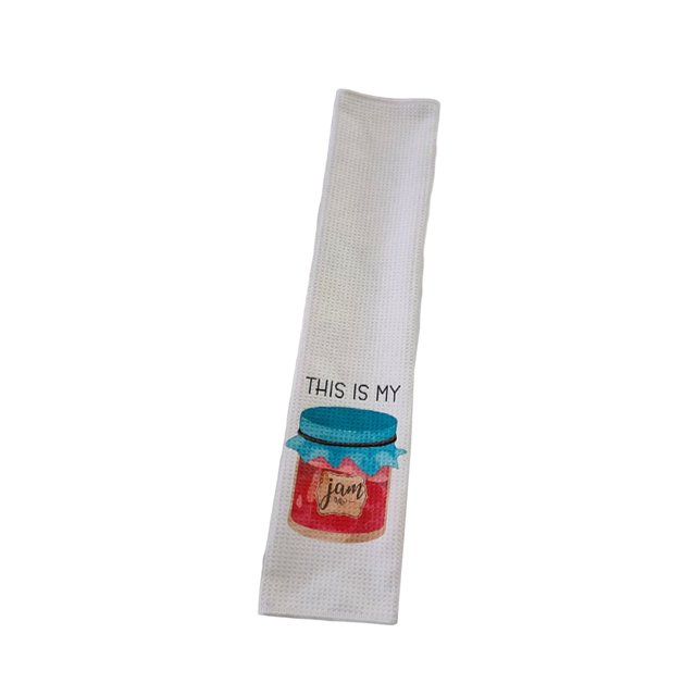 CSChome Microfiber Kitchen Towel Kitchen Towel Cartoon Food Pig Printed Great Water Absorption Dish Towel Fast Drying Tear-resistant Hand Towel Cleaning Dishcloth Quick-drying Dish Towel