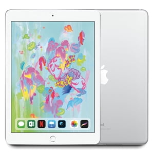 Restauré 2018 Apple iPad 6 9.7" Affichage 32GB Stockage WiFi Seulement MR7G2LL/A - Argent (rénové)