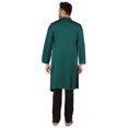 thumbnail image 4 of Atasi Indian Designer Kurta For Mens Party Wear Solid Color Ethnic Long Shirt, 4 of 7