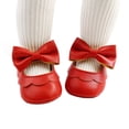 thumbnail image 1 of Newborn Girls PU BowKnot Princess Shoes, 1 of 6