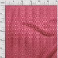 thumbnail image 2 of oneOone Cotton Cambric Red Fabric Geometric Bandhani Sewing Craft Projects Fabric Prints By Yard 56 Inch Wide, 2 of 4