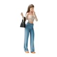 thumbnail image 2 of lionlar 1:64 Model Figures Character Tiny Resin Figures Sand Table Layout Decoration Shoulder Bag Girl, 2 of 9