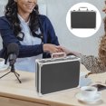 thumbnail image 4 of Shisuyan Portable Tool Box Aluminum Alloy Storage Case Document Instrument Box Tools Container with Sponge Lining, 4 of 9