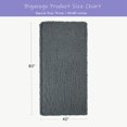thumbnail image 2 of Chunky Knit Blanket Throw x Hand Knitted Chenille Throw Blanket Small Soft Thick Yarn Cable Knit Blanket Cute Rope Knot Crochet Throw Blankets for Couch Bed Sofa (Light ), 2 of 8