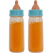 HLONK 2PC Milk Doll Bottle With Disappearing Liquid Milk Baby Bottle Toy Disappearing Milk Doll Bottle For Kids Great Gift For Little Girls 2ml