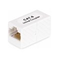thumbnail image 1 of StarTech.com RJ45 Coupler, Inline Cat6 Coupler, Female to Female (F/F) T568 Connector, Unshielded Ethernet Cable Extension (IN-CAT6-COUPLER-U1) - Network coupler - RJ-45 (F) to RJ-45 (F) - unshielded - CAT 5/5e/6 - passive - white, 1 of 5