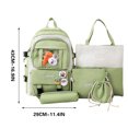 thumbnail image 3 of TopLLC Sac à Dos d'École Primaire Grande Capacité Sac Messager Sac à Cordon Trousse Sac d'École Sac à Main, 3 of 3