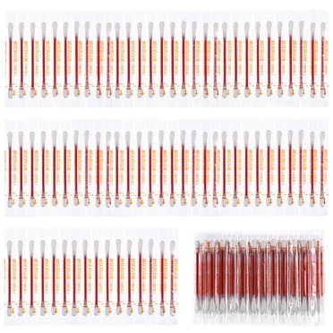 100 Pcs Povidone Iodine Disposable Iodine Swab First Aid Swab Wound Cotton Swab